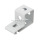 Steel Metal White Ceiling Curtain Track Fixing Bracket